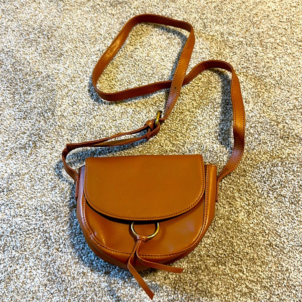 JJ Winters Faux Leather Crossbody Bag
